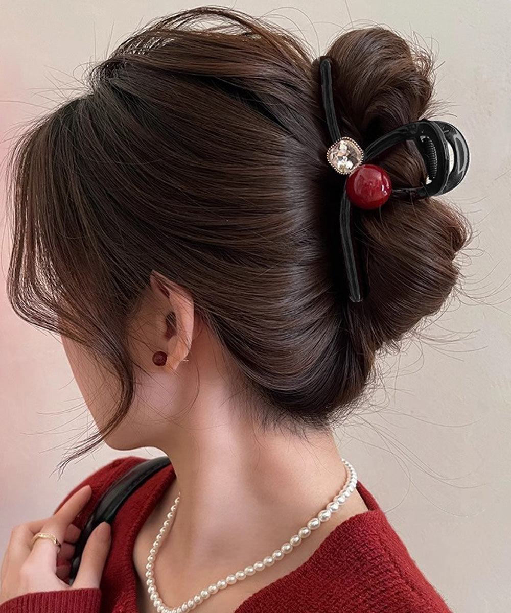 バンスクリップ ヘアクリップ パール 詳細画像15