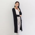 無地 サマーカーディガン レディース夏服 ブラック