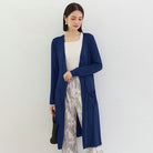 無地 サマーカーディガン レディース夏服 ネイビー