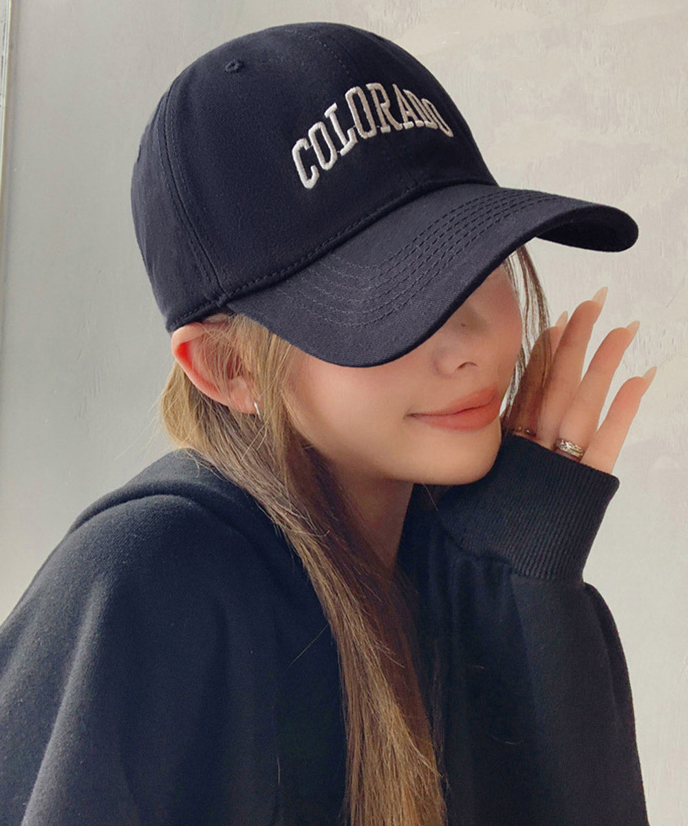 ベースボールキャップ 韓国 キャスケット ネイビー