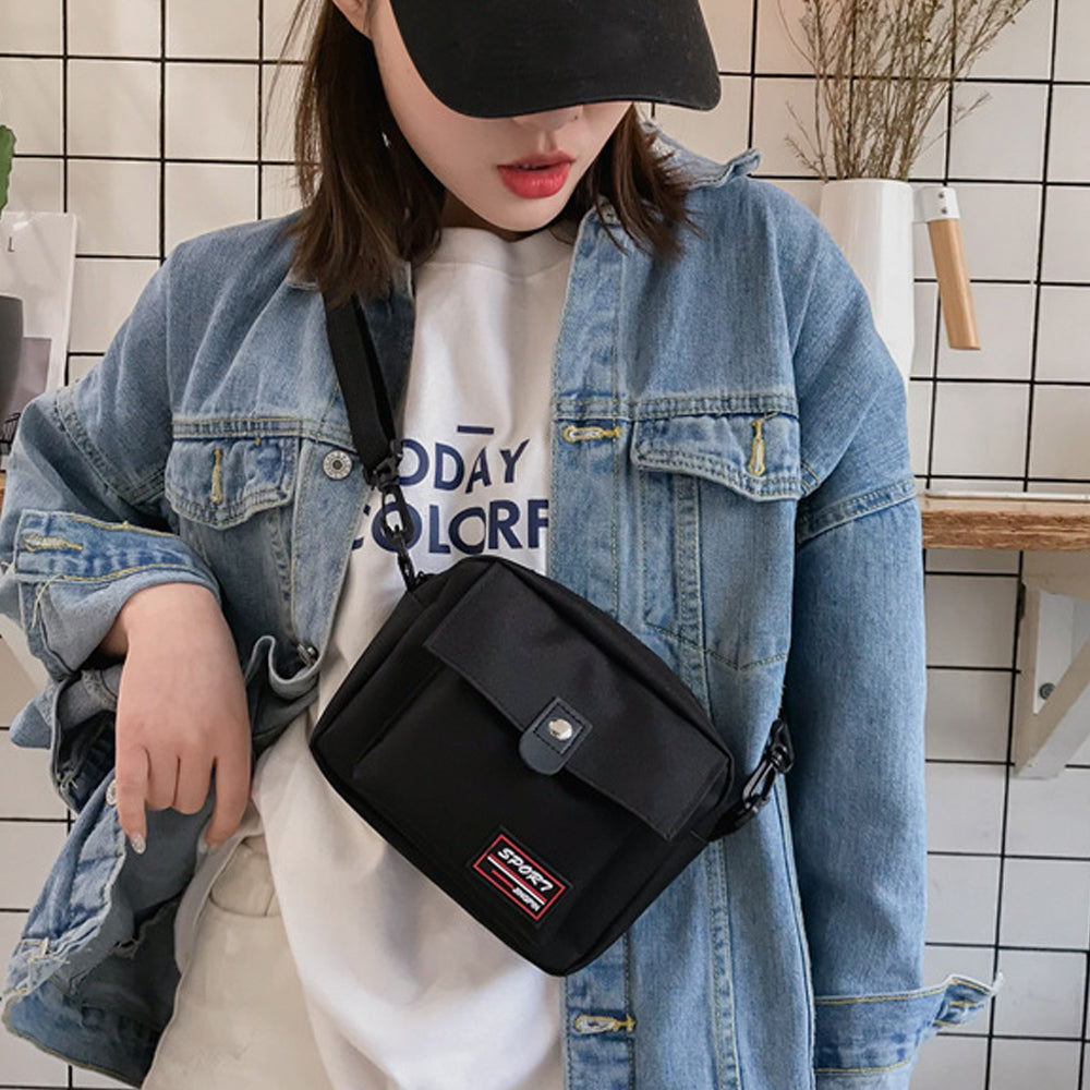 スクエア ミニバッグ ショルダーバッグ ブラック