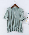 ｔシャツ レディース 半袖 カットソー ライトグレー