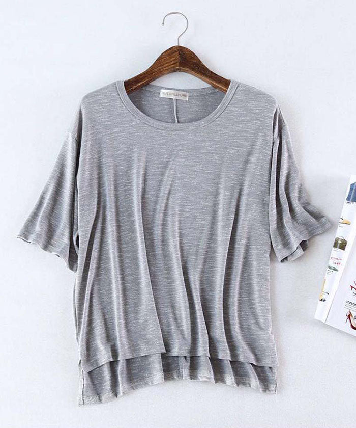 ｔシャツ レディース 半袖 カットソー なんどいろ