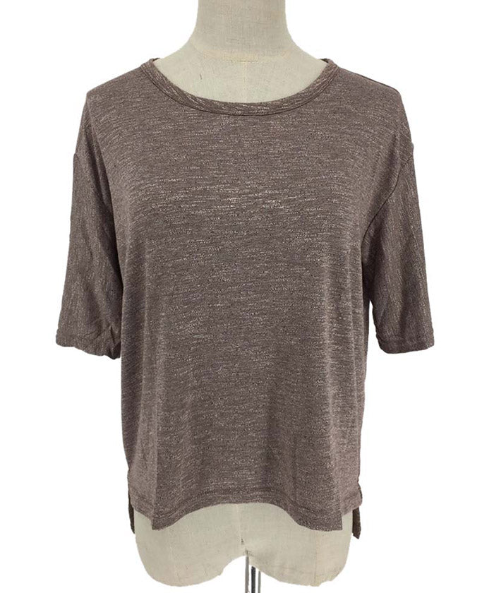 ｔシャツ レディース 半袖 カットソー モカ