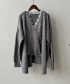 Vネックタンク ニットカーディガンセット 詳細画像23