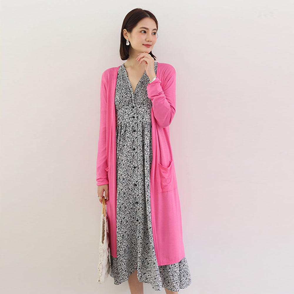 無地 サマーカーディガン レディース夏服