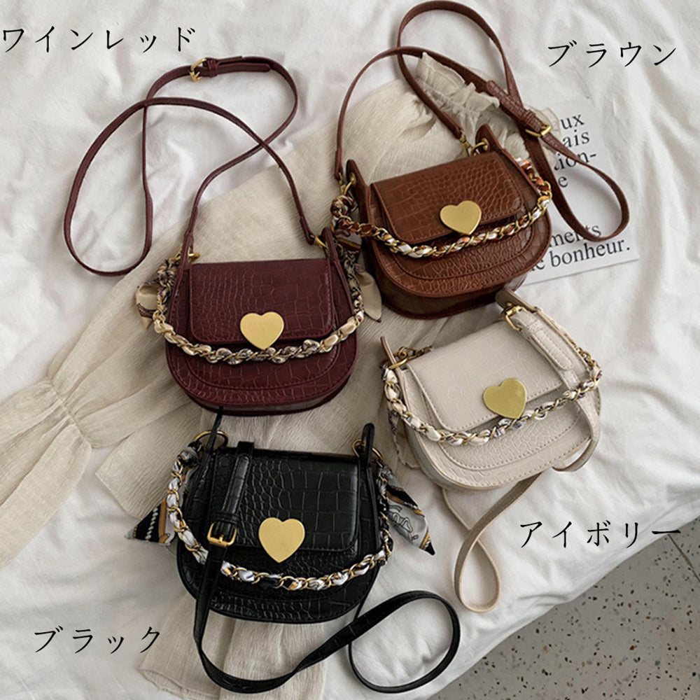 クロコ 型押し トートバッグ 小さめ 詳細画像2