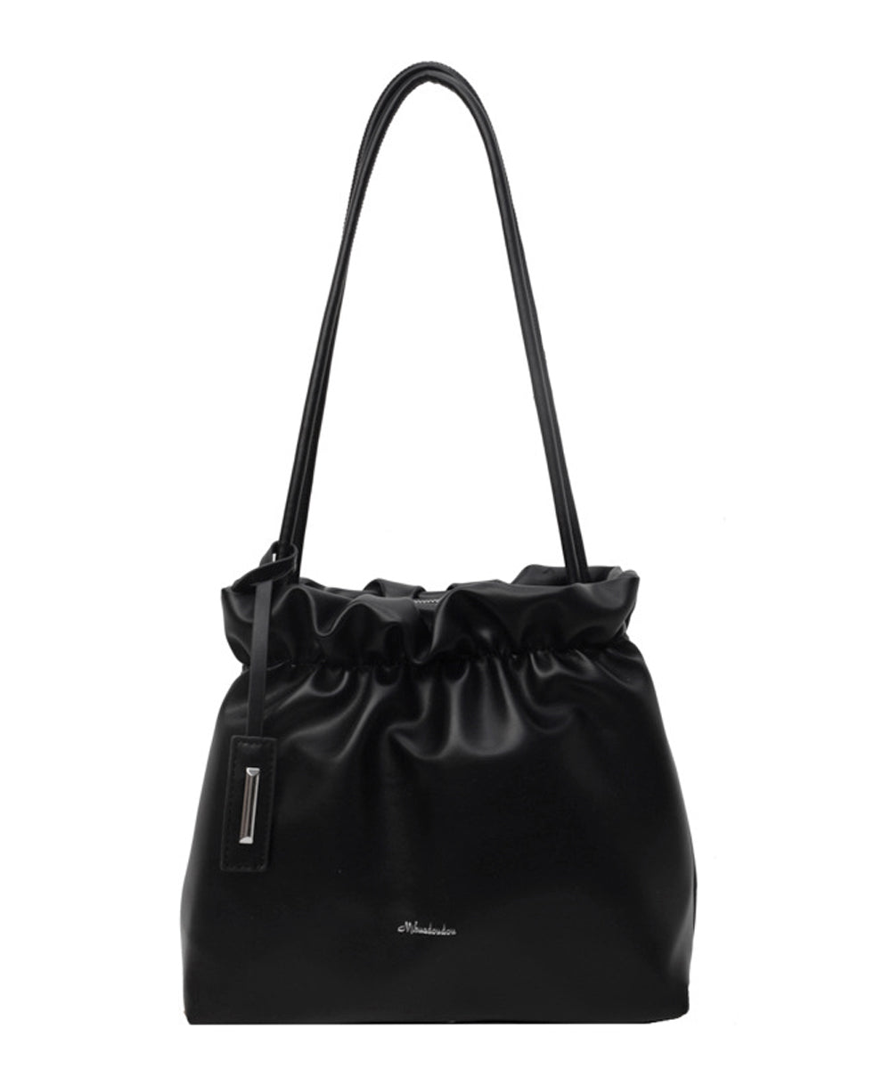 ギャザートートバッグ フリル肩掛けバッグ 詳細画像23