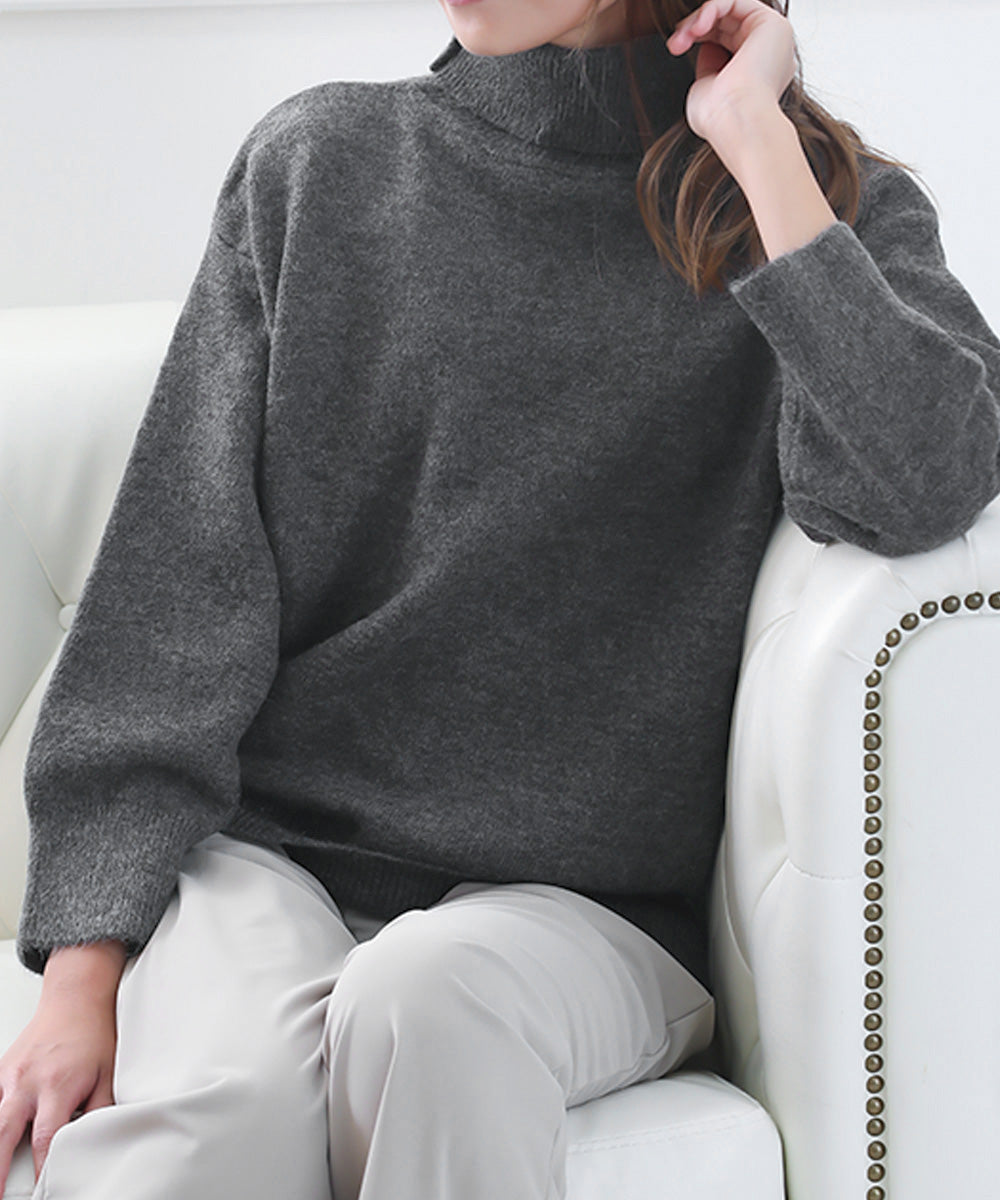 タートルネックニット レディース 秋冬服 詳細画像10