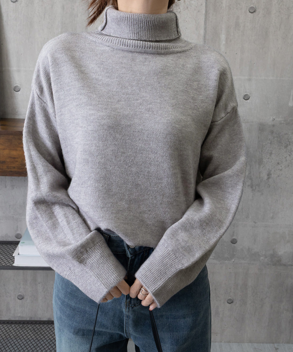 タートルネックニット レディース 秋冬服 詳細画像16