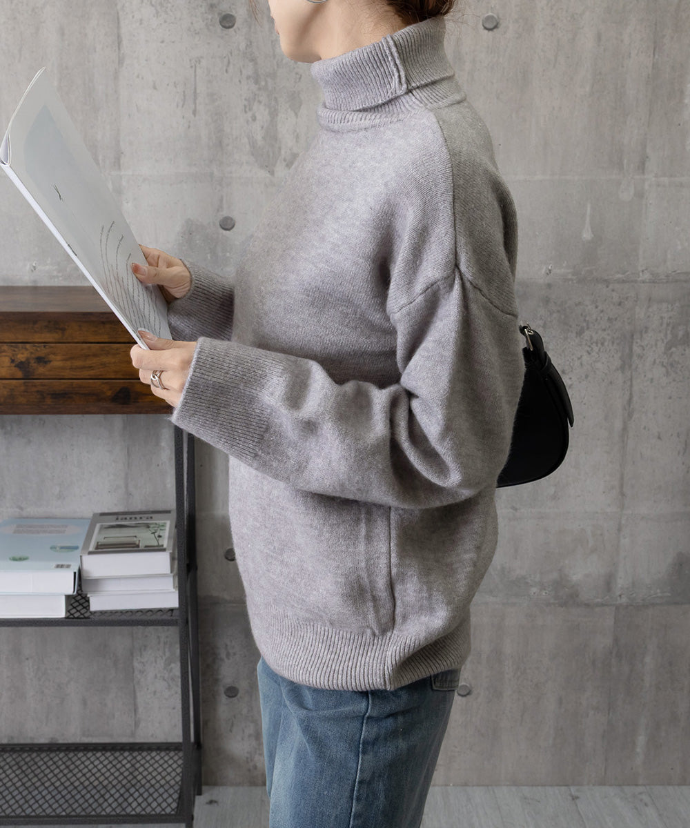タートルネックニット レディース 秋冬服 詳細画像17