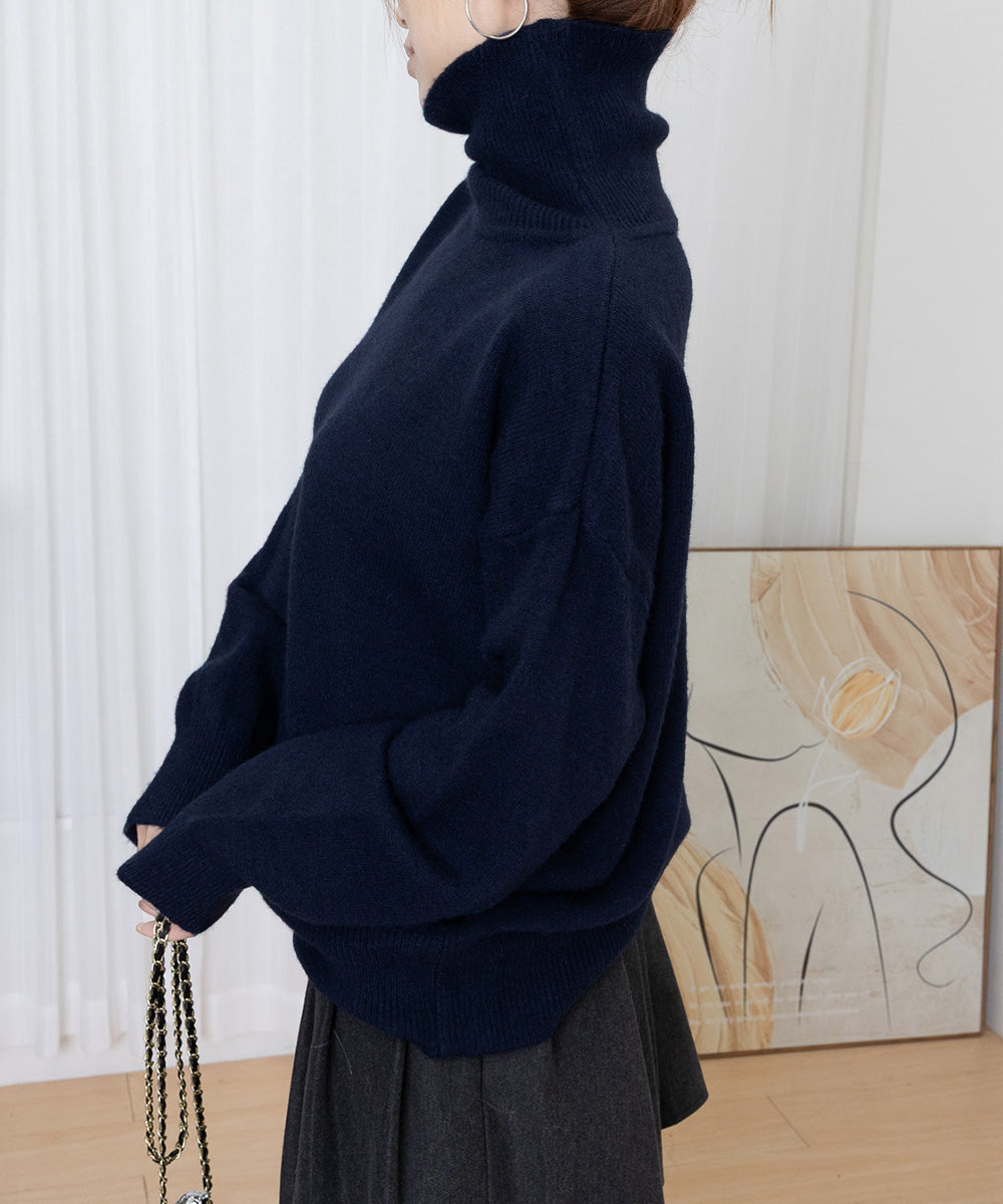タートルネックニット レディース 秋冬服 詳細画像22