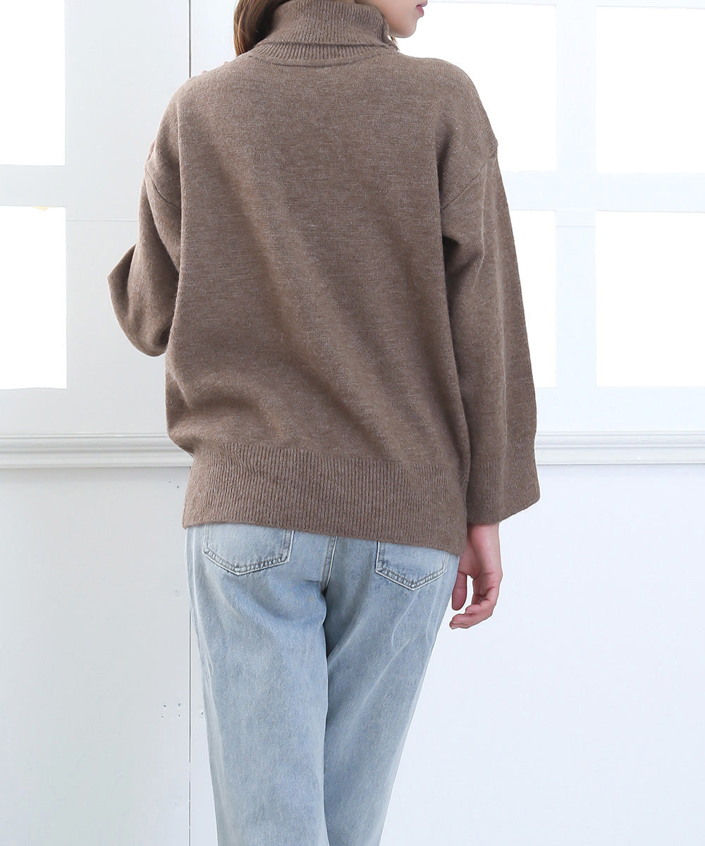 タートルネックニット レディース 秋冬服 詳細画像29