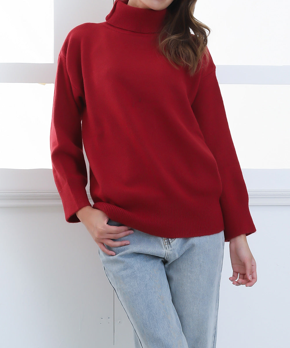 タートルネックニット レディース 秋冬服 詳細画像31