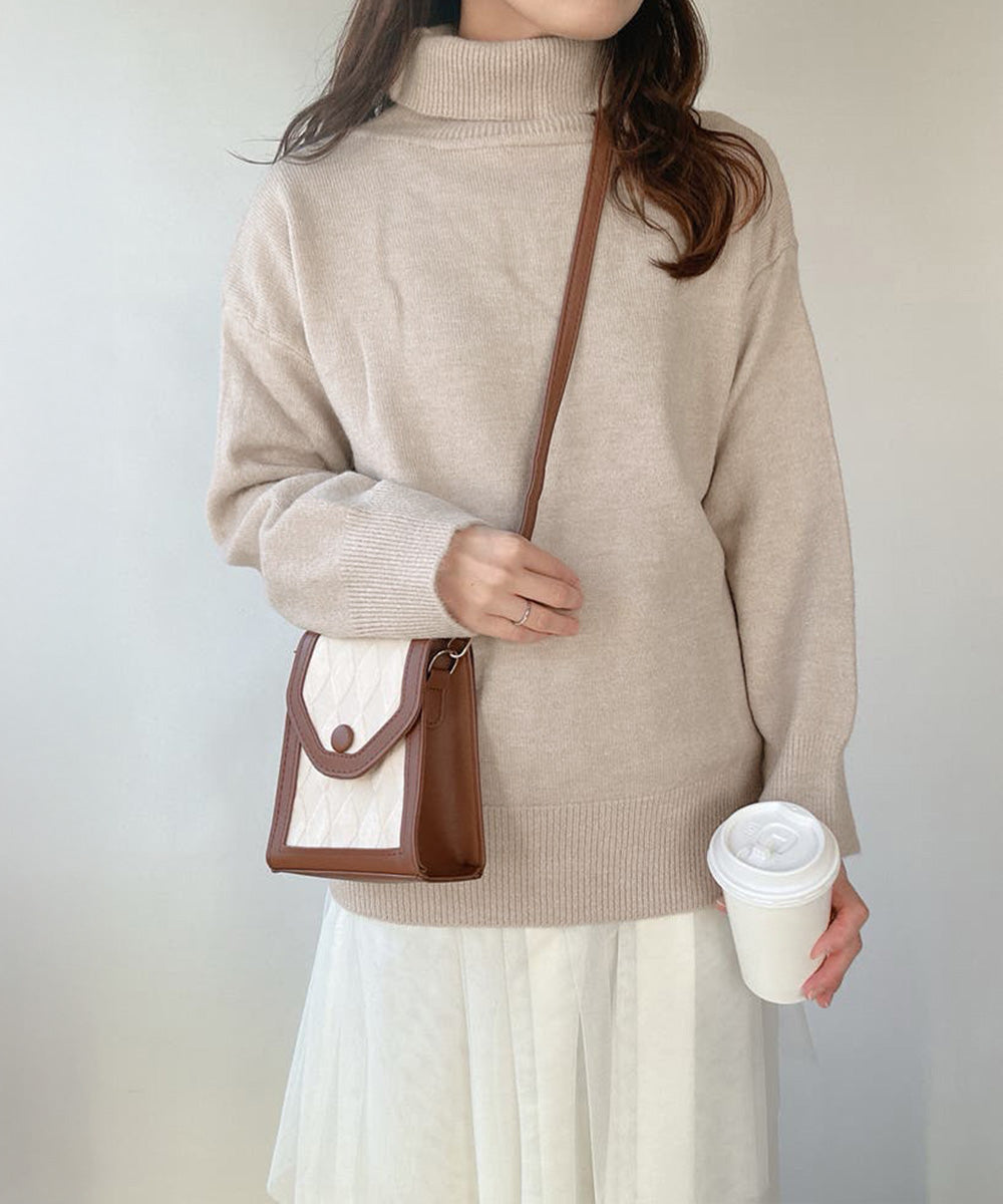 タートルネックニット レディース 秋冬服 詳細画像37