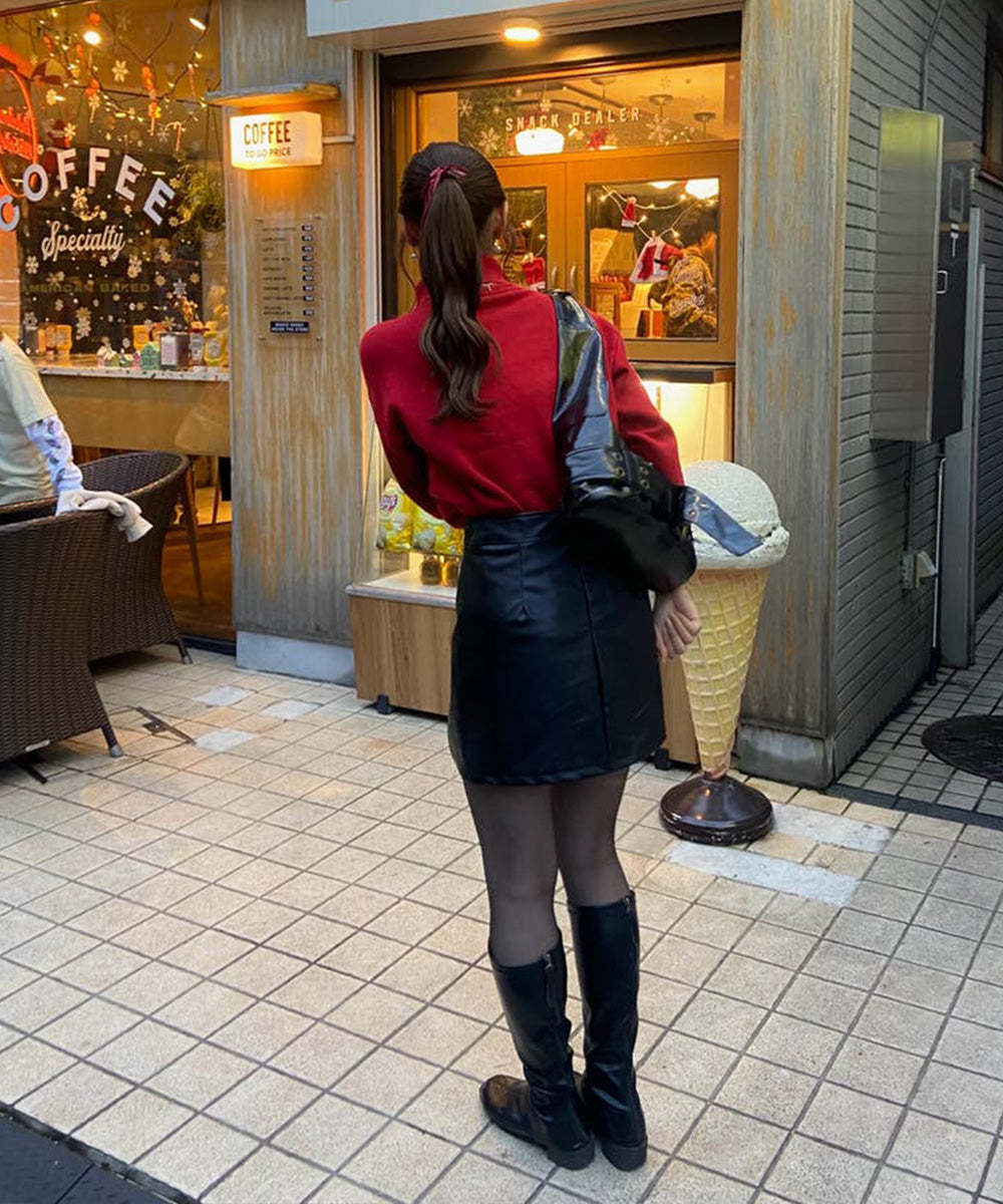 タートルネックニット レディース 秋冬服 詳細画像44