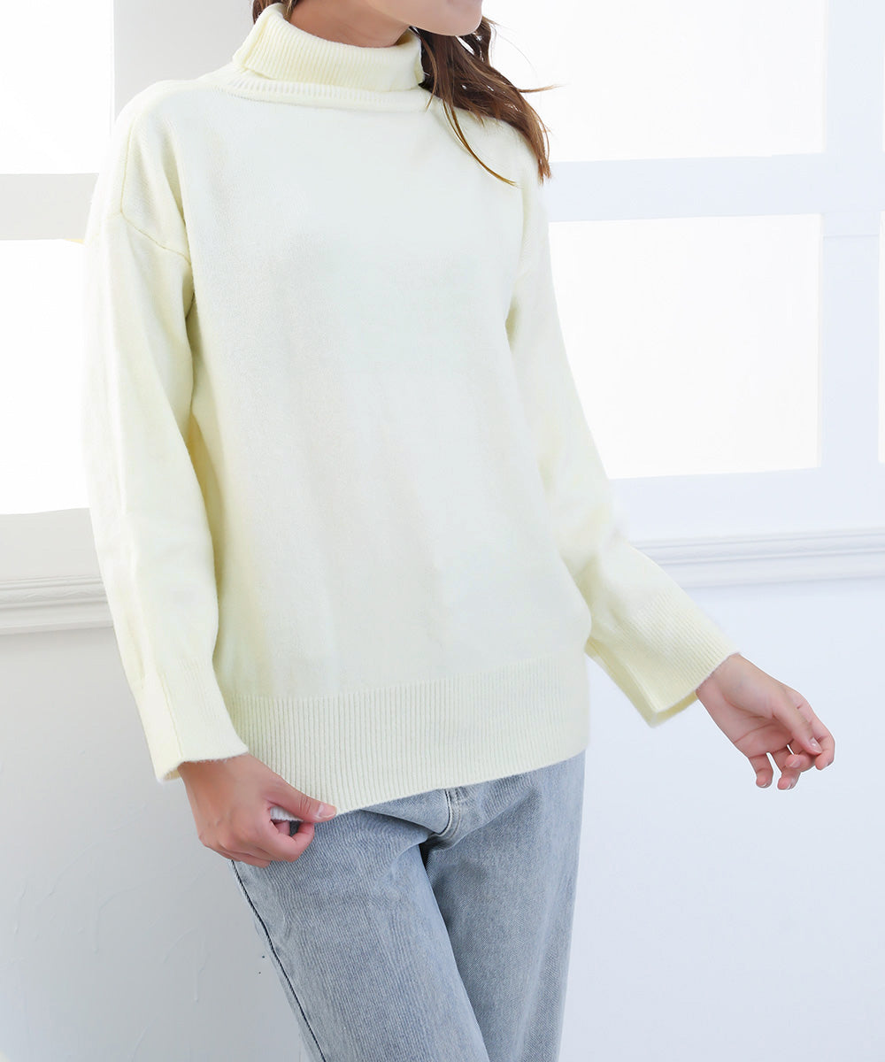 タートルネックニット レディース 秋冬服 詳細画像7