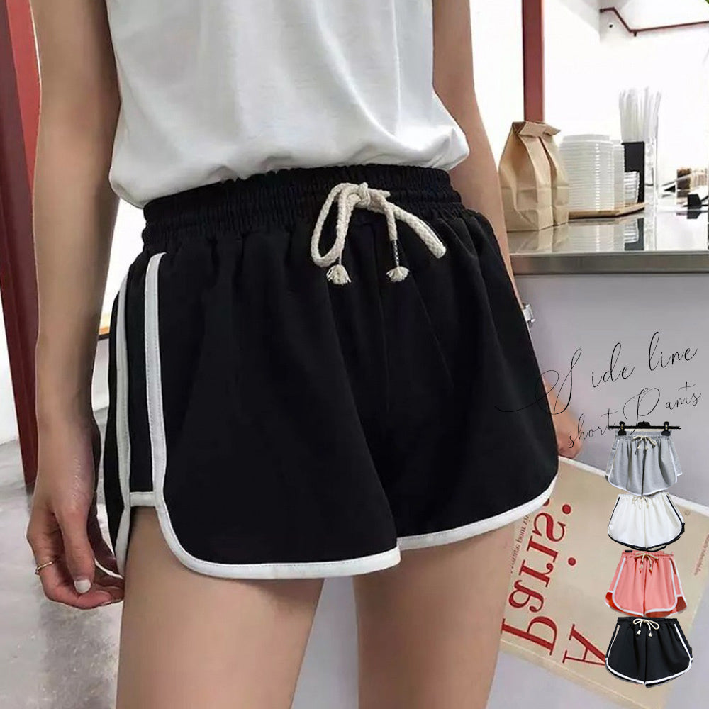 ぴり♡ounce♡ウールショートパンツ♡新品未使用♡ BASICハイウエストショートパンツ[品番：MKSW0057833]｜EVRIS