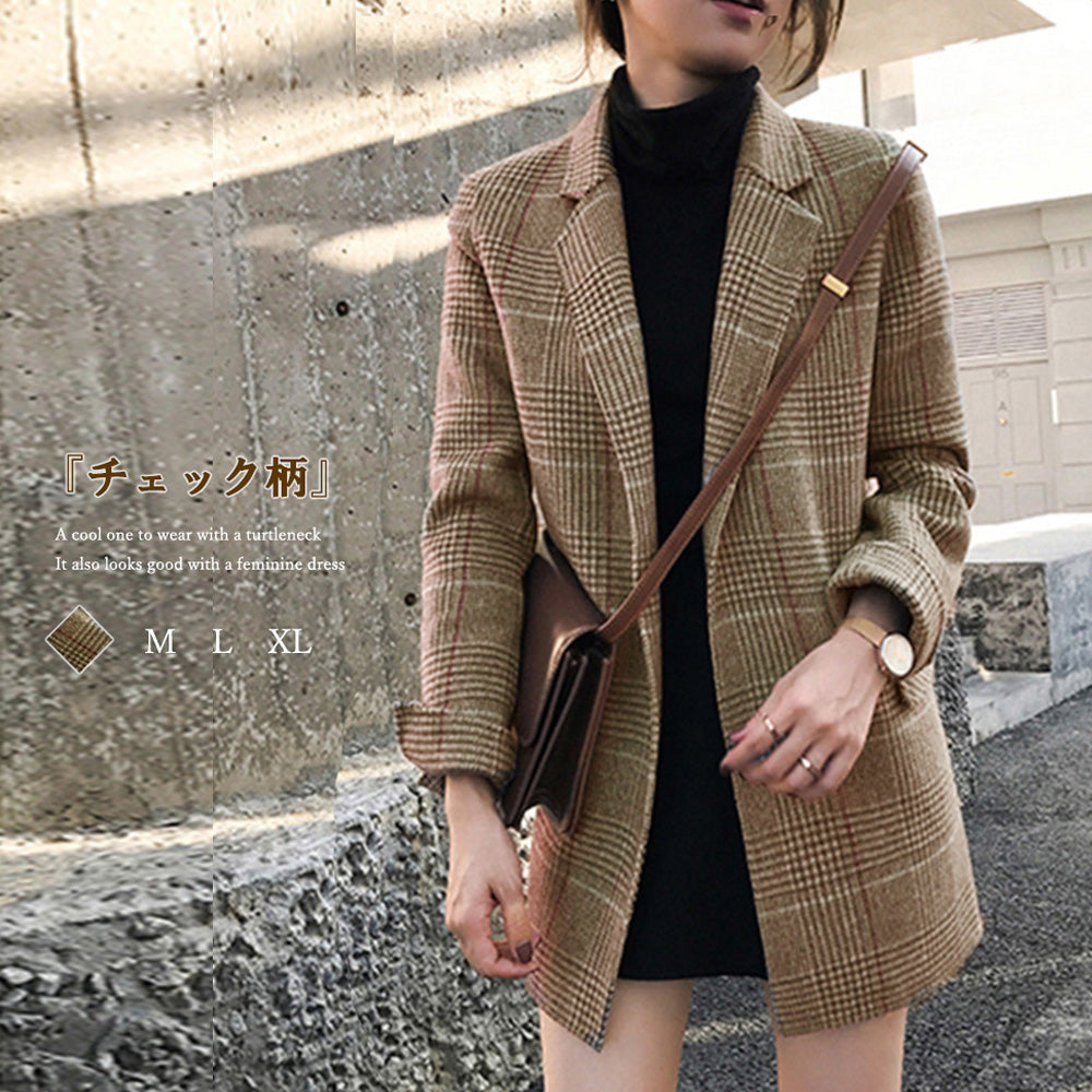 ChristianDior チェック柄テーラードジャケット グリーン/VW268 グレンチェックジャケット レディース韓国 テーラードジャケット