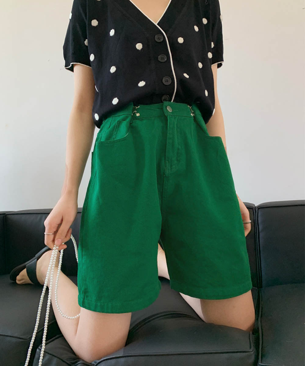 デニムショートパンツ レディース 韓国 詳細画像7